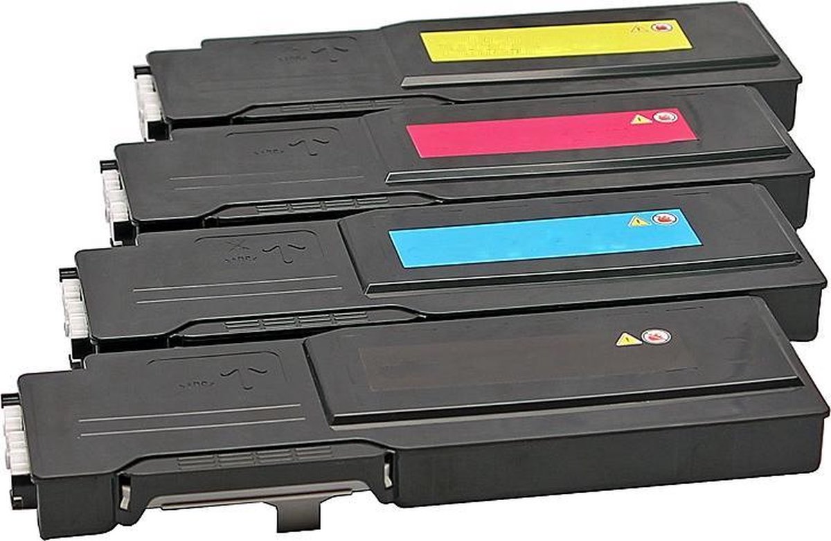 Tonercartridge / Alternatief voordeel pakket DELL C3760 XXL zwart, geel, rood, blauw | Dell C3760/ C3760n/ C3760dn/ C3760dnf/ C3765/ C3765d/ C3765dn/